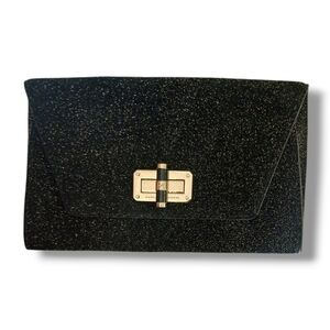 LIKE NEW Diane Von Furstenberg Uptown Clutch in Diamond Dust